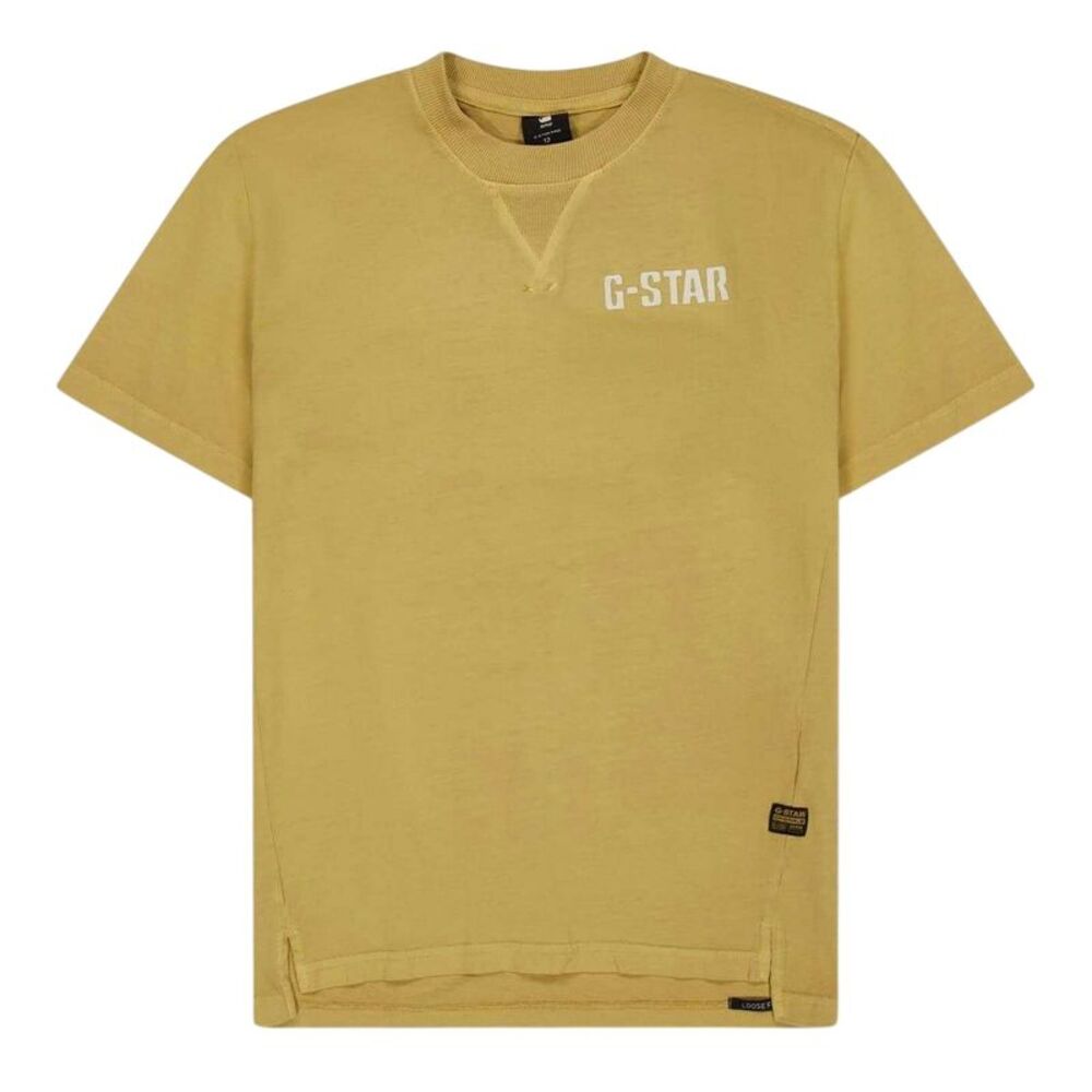 G-Star Childrens/Kids Nifous Logo Crew Neck / Buff Yellow